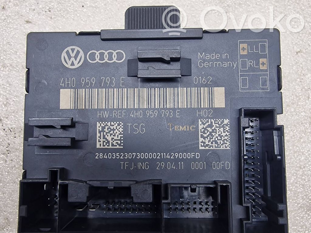 Audi A8 S8 D4 4H Door control unit/module 