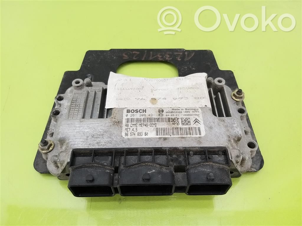 Citroen C4 I Engine control unit/module 