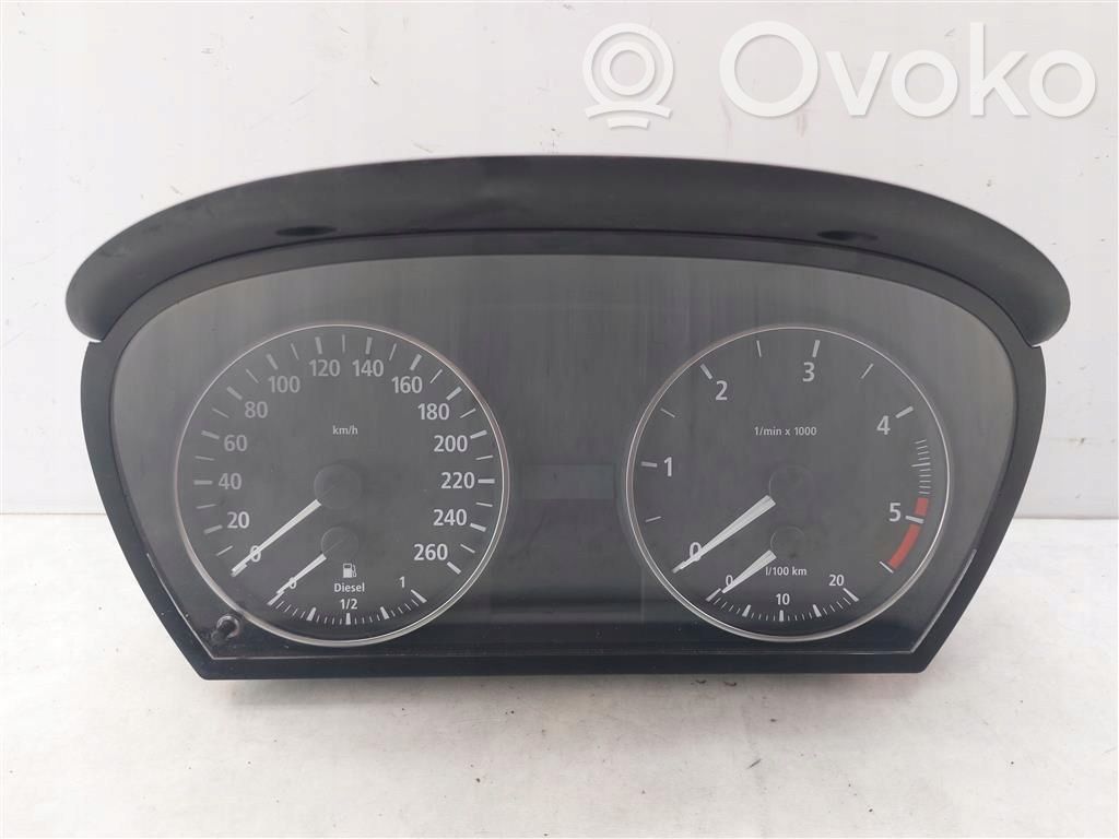 BMW 3 E90 E91 Speedometer (instrument cluster) 