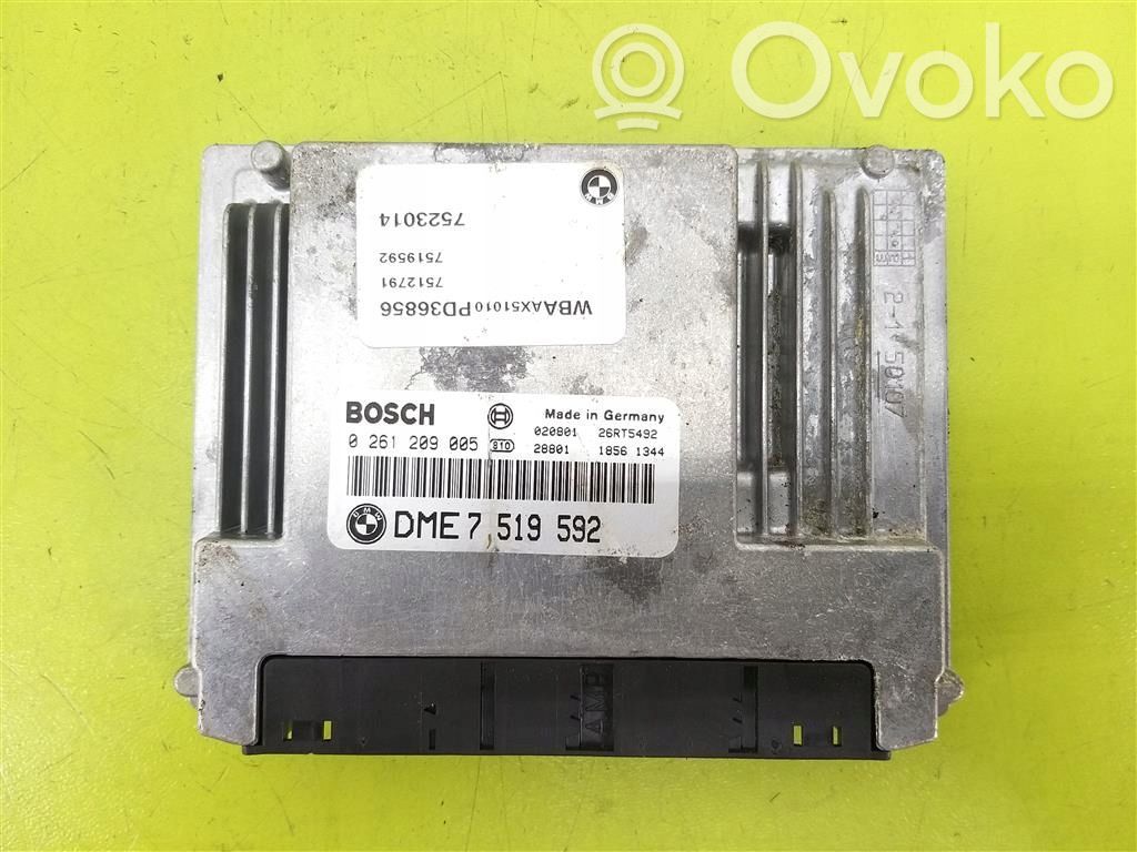 BMW 3 E46 Moottorin ohjainlaite/moduuli 