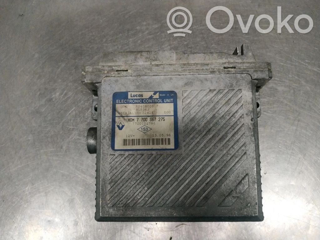 Engine control unit/module   HOM7700867275
