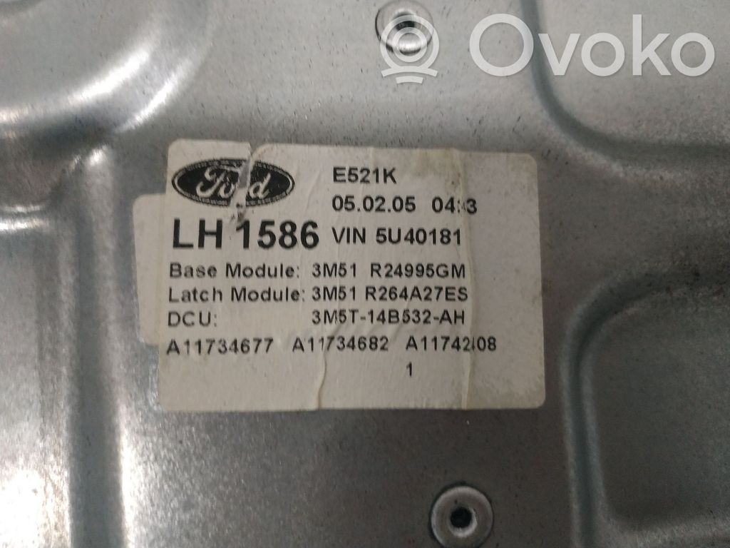 Ford Focus Lève-vitre manuel de porte arrière 