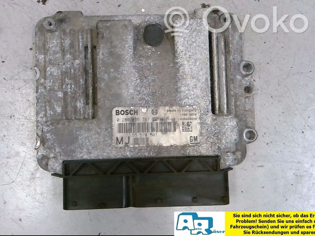 Opel Astra H Engine control unit/module 