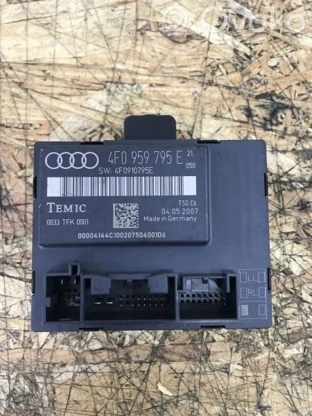 Audi A6 S6 C6 4F Unidad de control/módulo de la puerta 