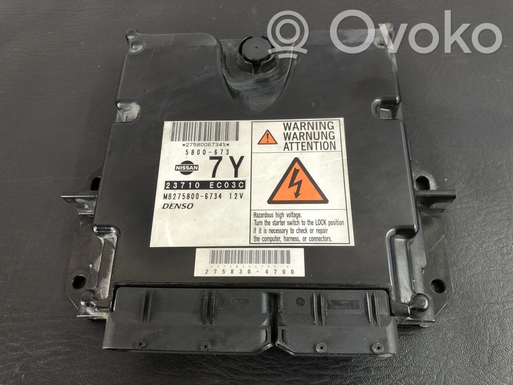 Nissan Navara D40 Unité de commande, module ECU de moteur 