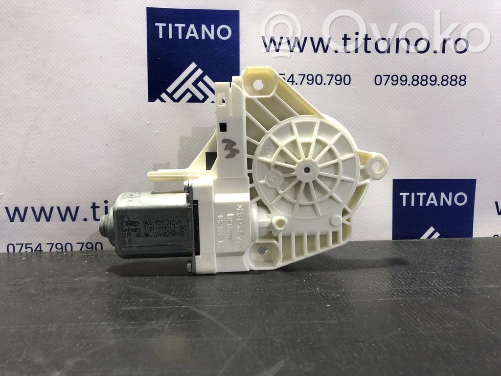 Audi A4 S4 B8 8K Regulador de puerta trasera con motor 