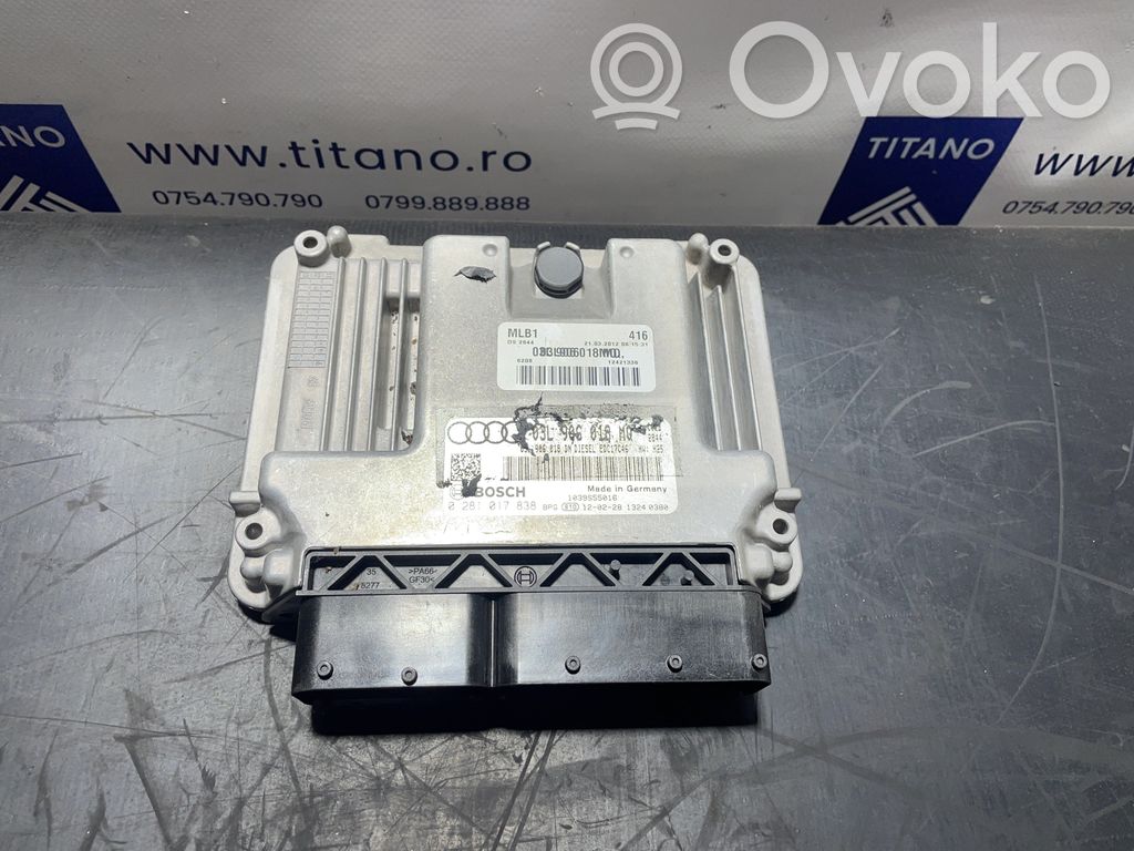 Audi Q5 SQ5 8R Unité de commande, module ECU de moteur 
