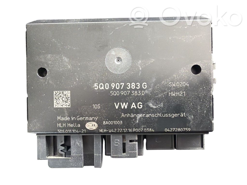 Volkswagen PASSAT B8 Tow bar trailer control unit/module 