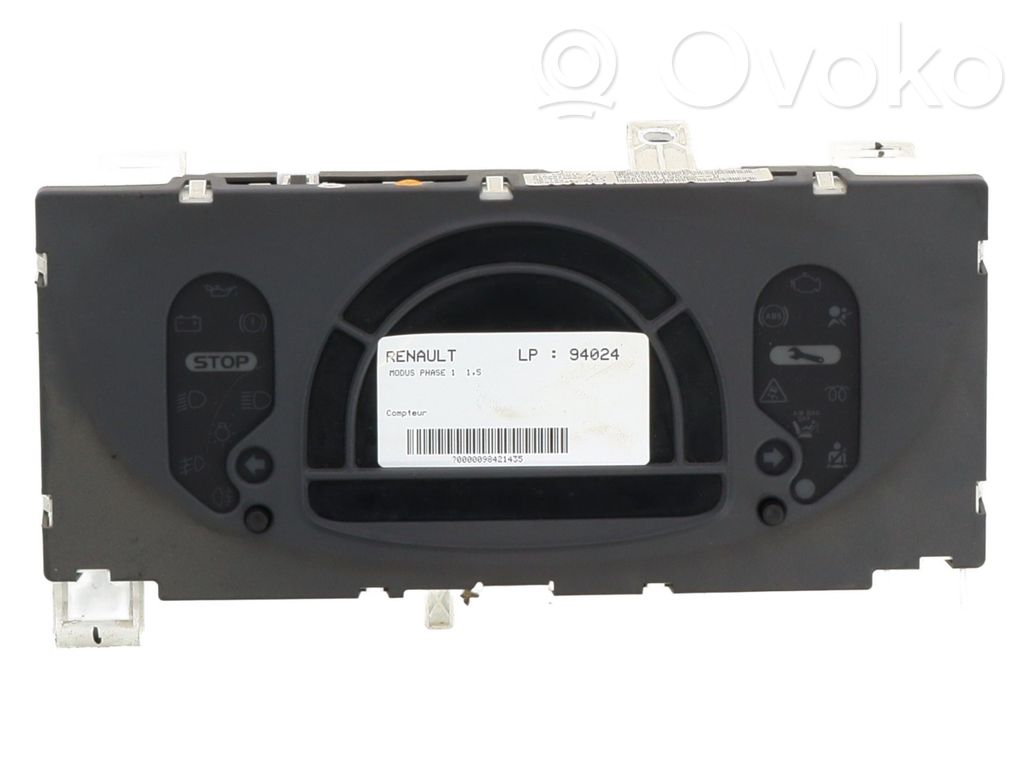 Renault Modus Speedometer (instrument cluster) 