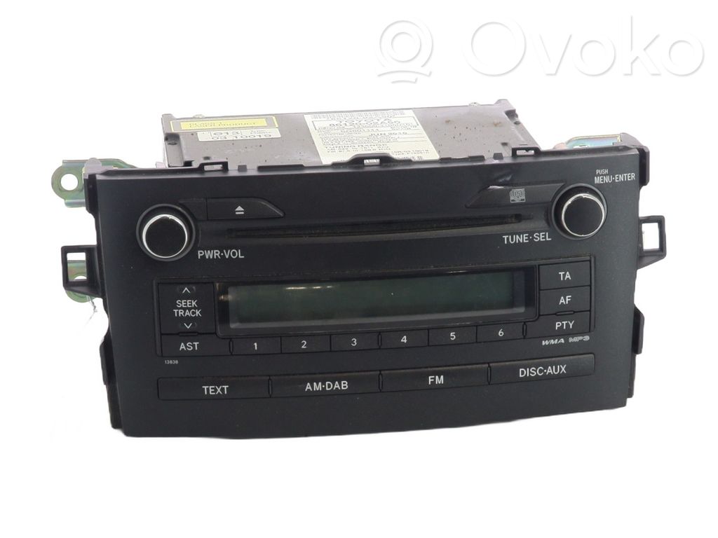 Toyota Auris 150 Unitate principală radio/CD/DVD/GPS 