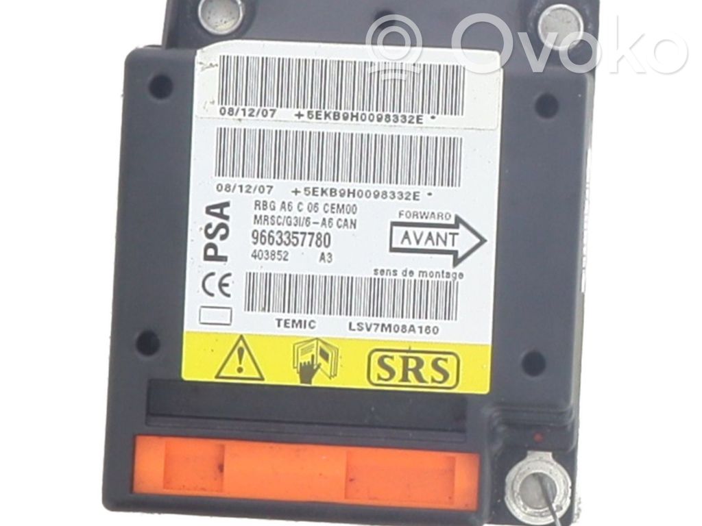 Citroen C2 Airbag control unit/module 