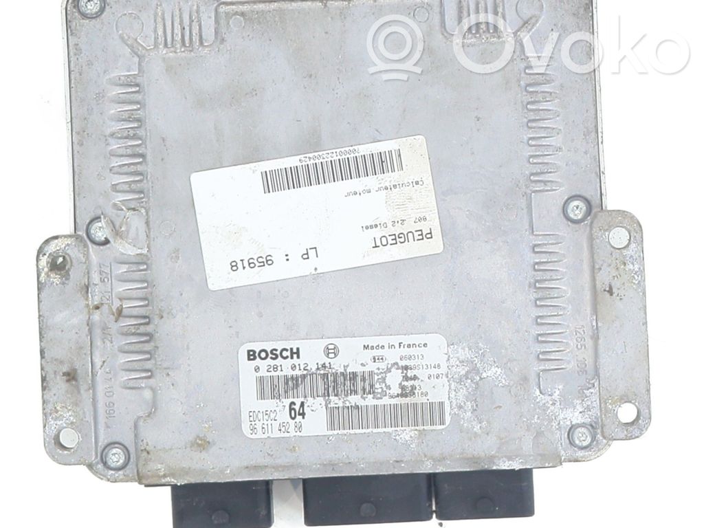Peugeot 807 Engine control unit/module 
