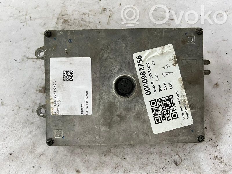 Engine control unit/module   37820RSJE01,37820RSJE01,001001012349E
