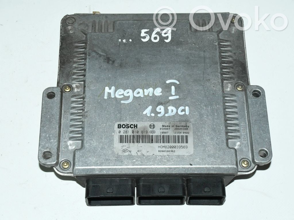 Renault Scenic I Engine control unit/module 