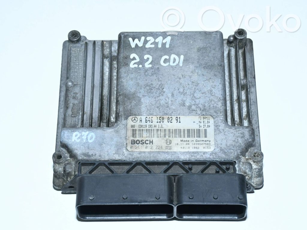 Mercedes-Benz E W211 Engine control unit/module 
