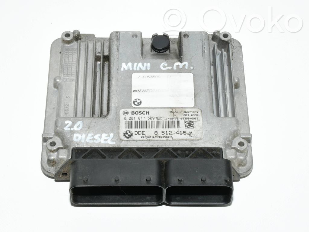 Mini Cooper Countryman R60 Engine control unit/module 