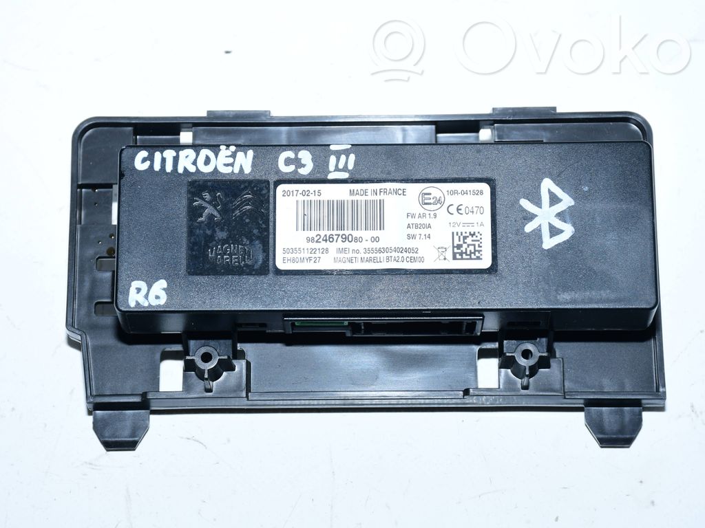 Citroen C3 Bluetooth control unit module 