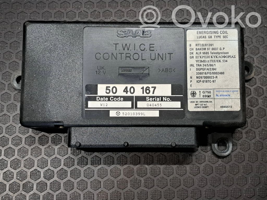 Saab 9-5 Komforto modulis 