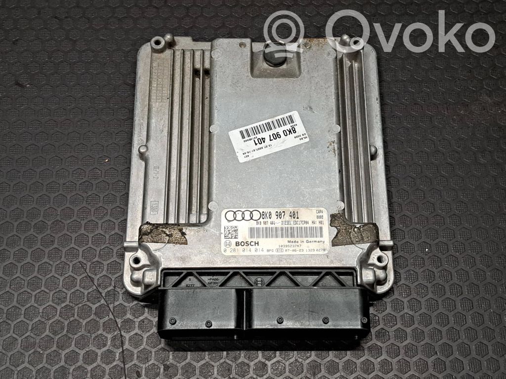 Engine control unit/module   8K0907401,0281014014