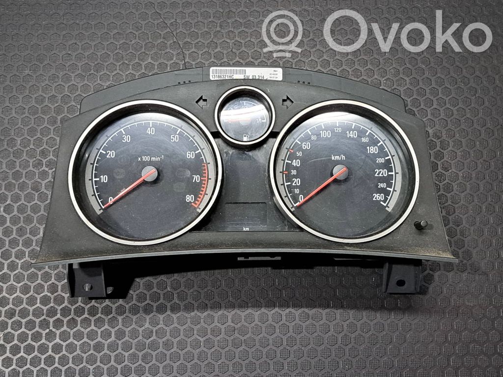 Opel Astra H Licznik / Prędkościomierz 