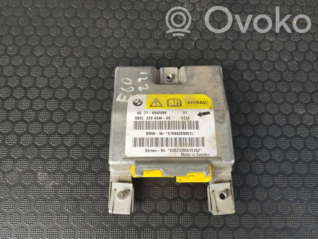Unidad de control/módulo del Airbag   6942099,65776942099,220434608,03B233MA1516Z,S1694209901L