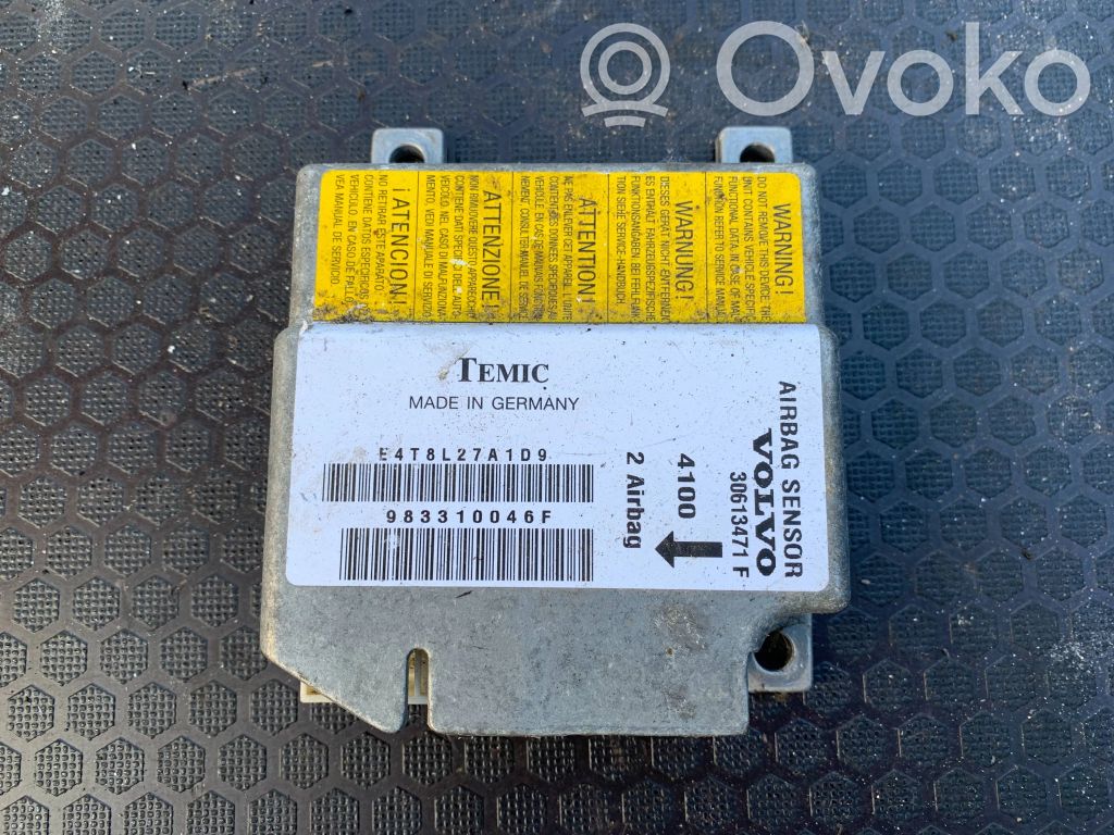 Volvo S40, V40 Airbag control unit/module 