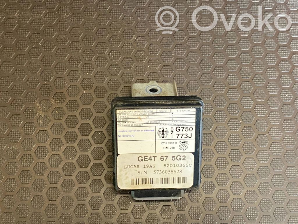 Moduł / Sterownik immobilizera   52010365C,GE4T675G2,5736058628