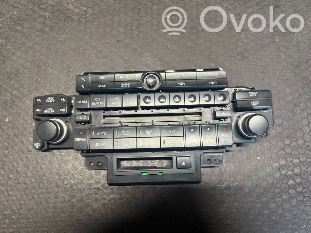 Infiniti FX Climate control unit 