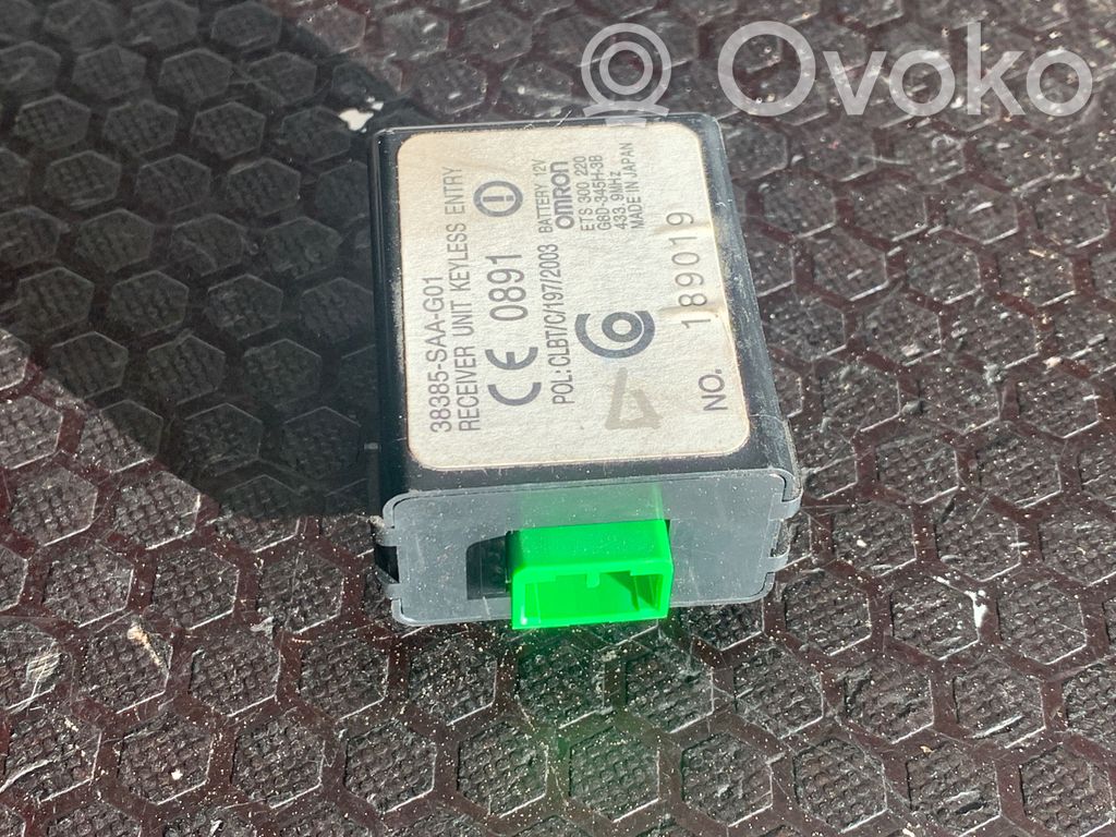 Immobilizer control unit/module   38385SAAG01,189019,G8D345H3B,ETS300220