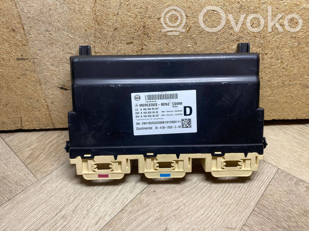 Mercedes-Benz GLS X166 Module de commande de siège 