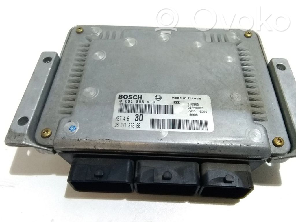 Engine control unit/module   9637137380,0261206419