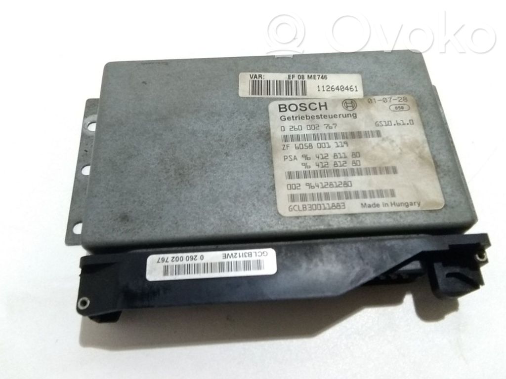 Gearbox control unit/module   9641281180,9641281280,0260002767