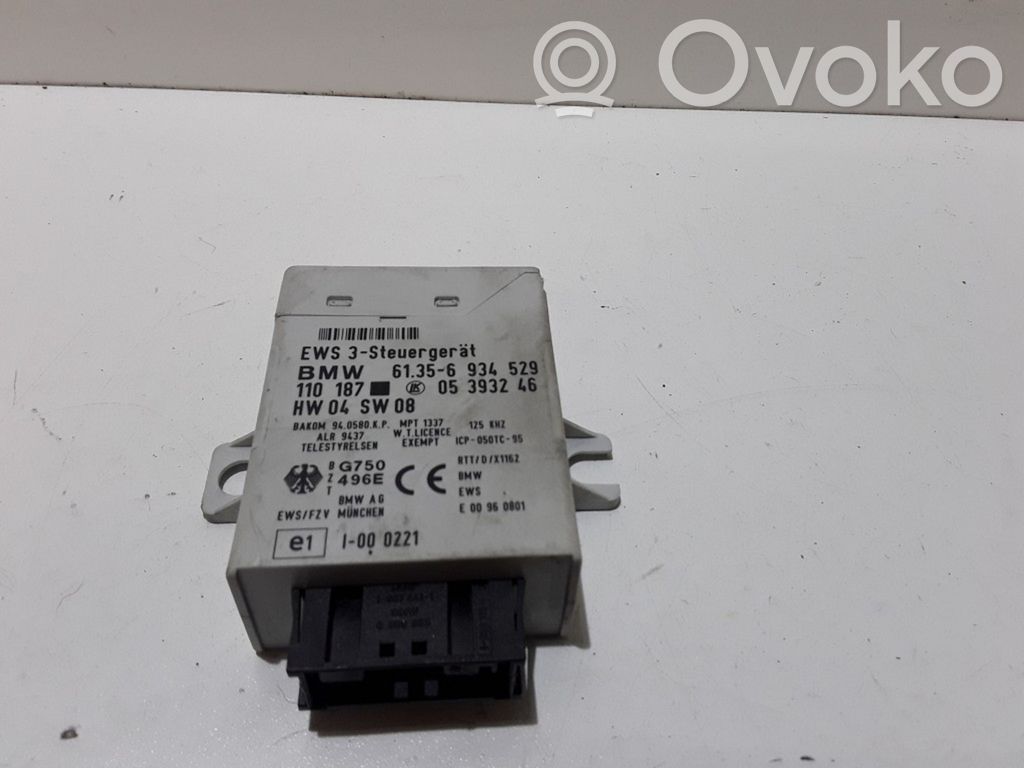 Unidad de control/módulo inmovilizadora   934529,E00960801