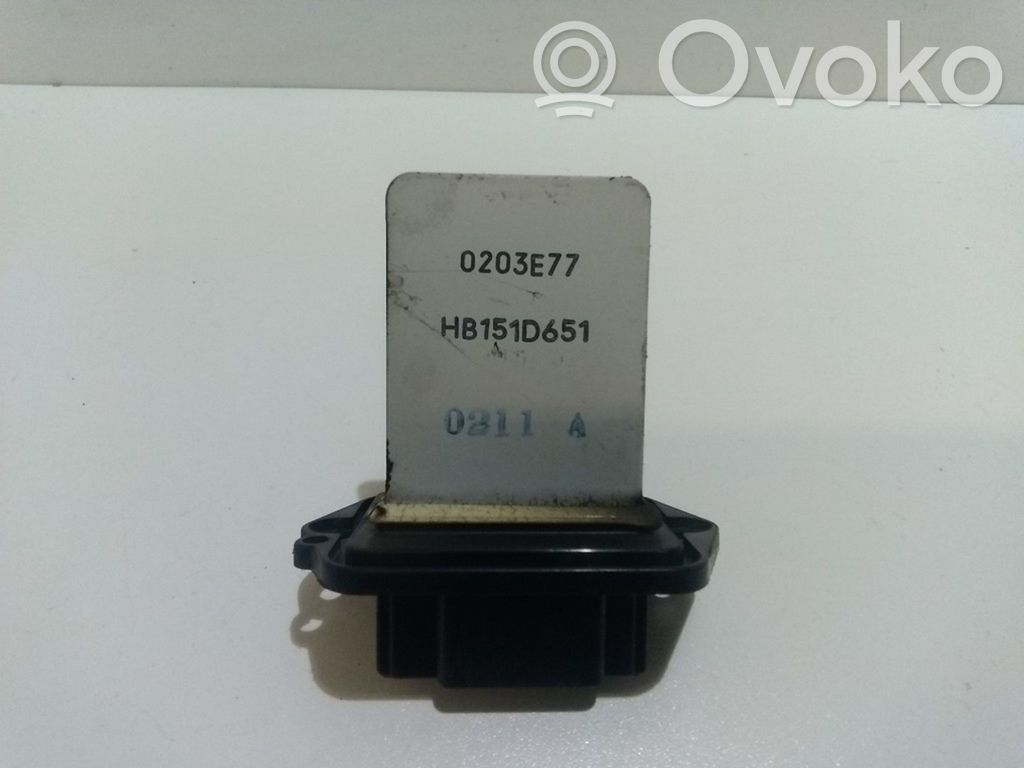 Mazda 2 Rezystor / Opornik dmuchawy nawiewu 