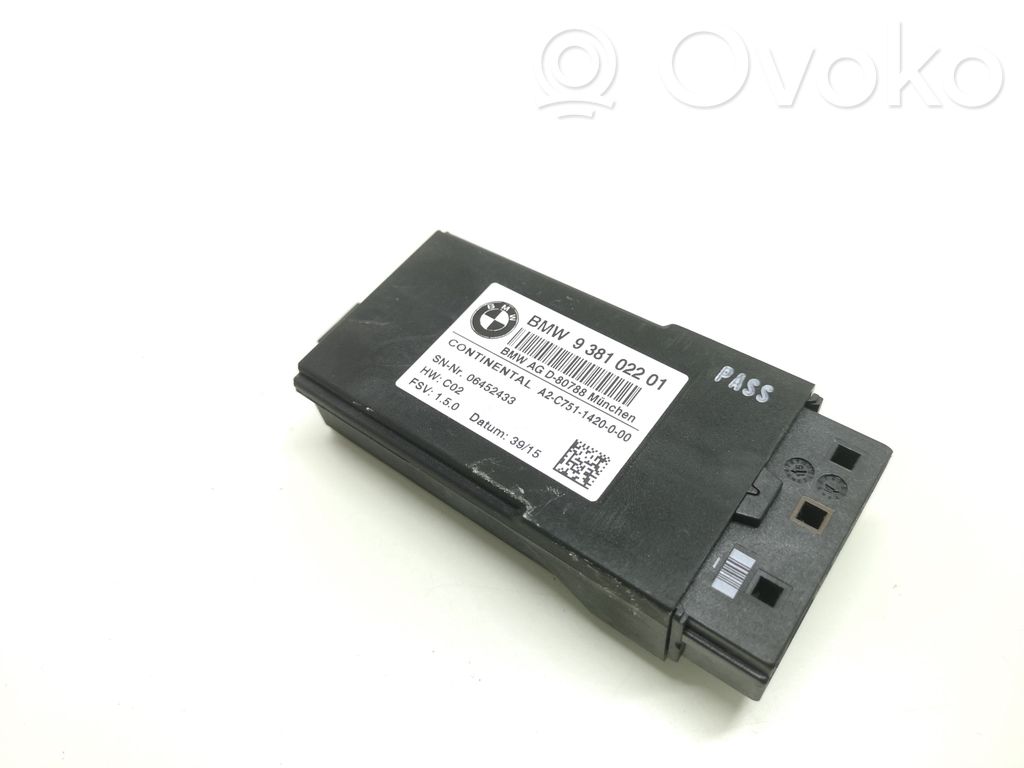 BMW 7 G11 G12 Module de commande de siège 