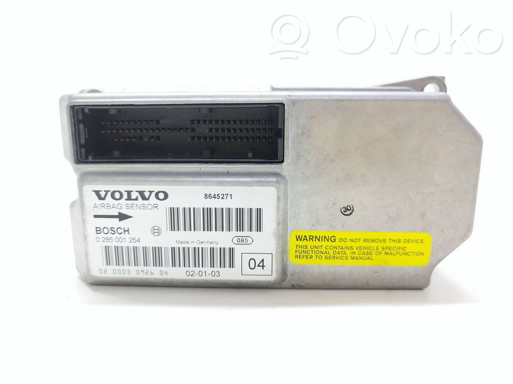 Volvo S60 Centralina/modulo airbag 