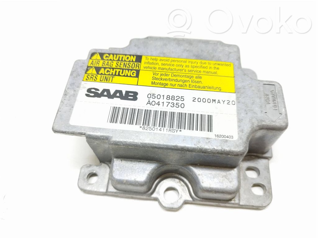 Unidad de control/módulo del Airbag   05018825,2000MAY20,A0417350,16200403