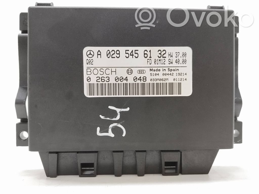 Mercedes-Benz S W220 Unitate/modul de comandă parcare PDC 