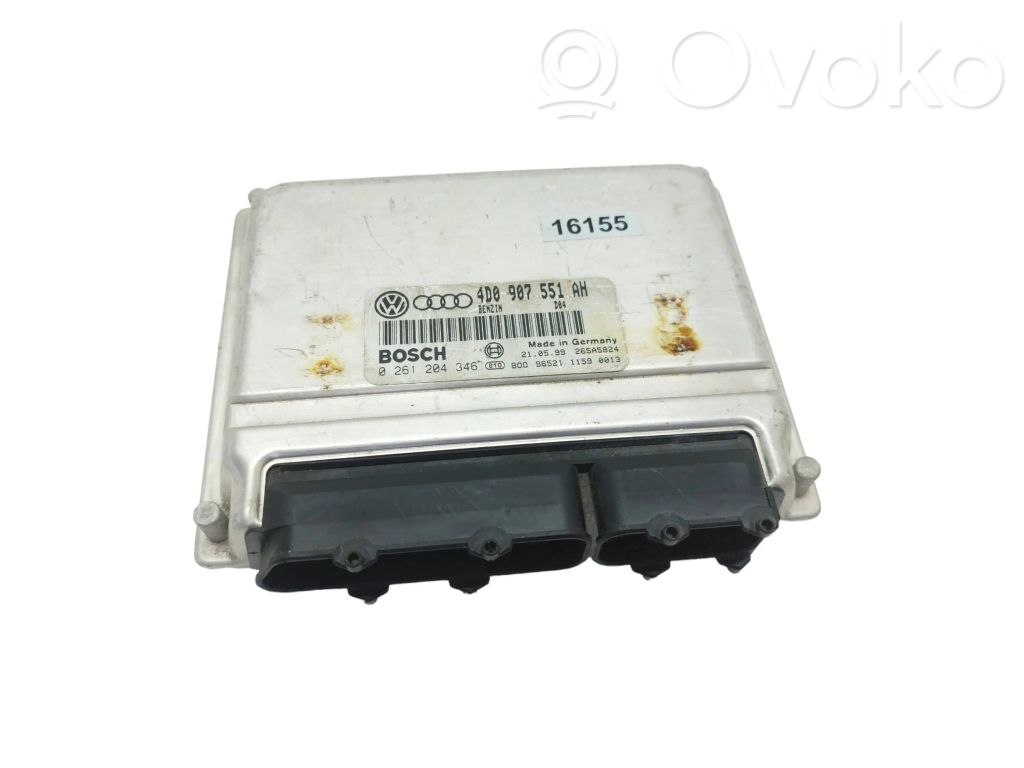 Engine control unit/module   4D0907551AH,0261204346