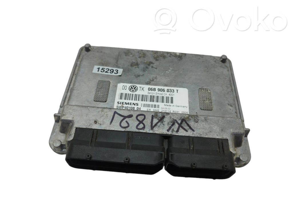 Engine control unit/module   06B906033T,5WP4010804