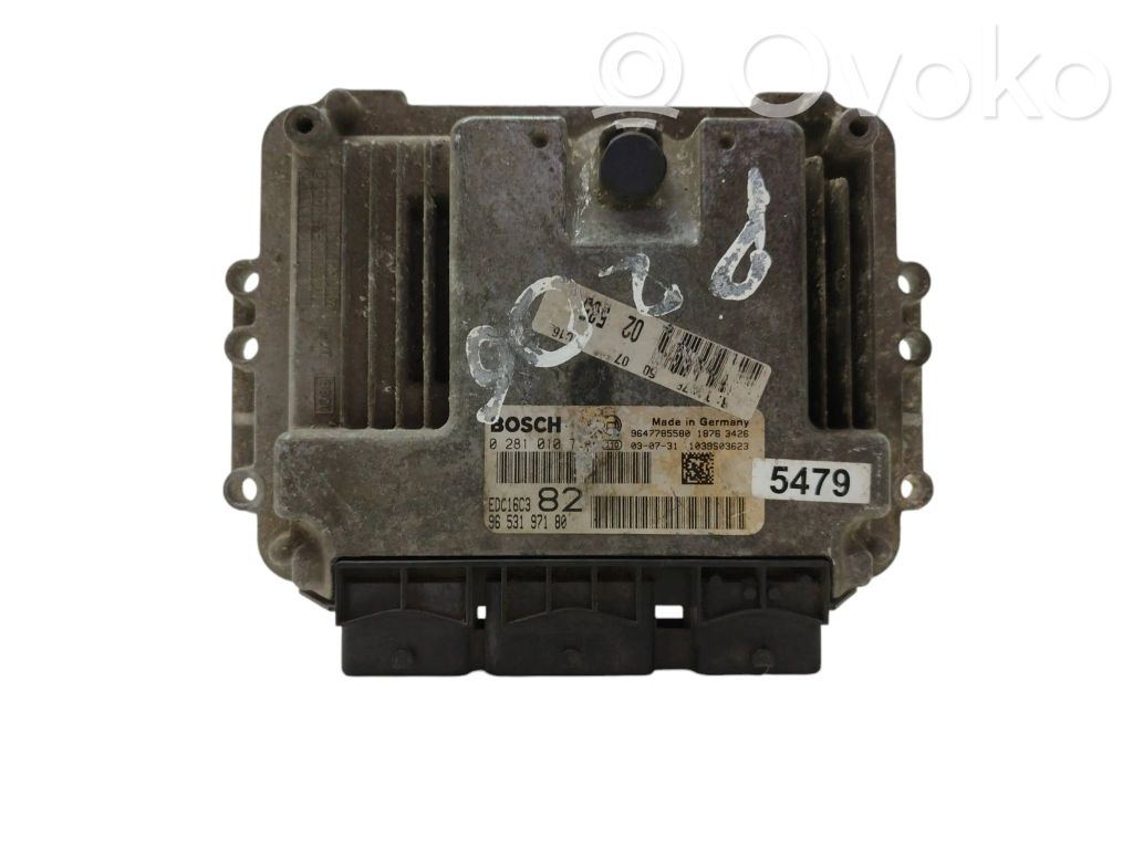 Peugeot 206 Engine control unit/module 