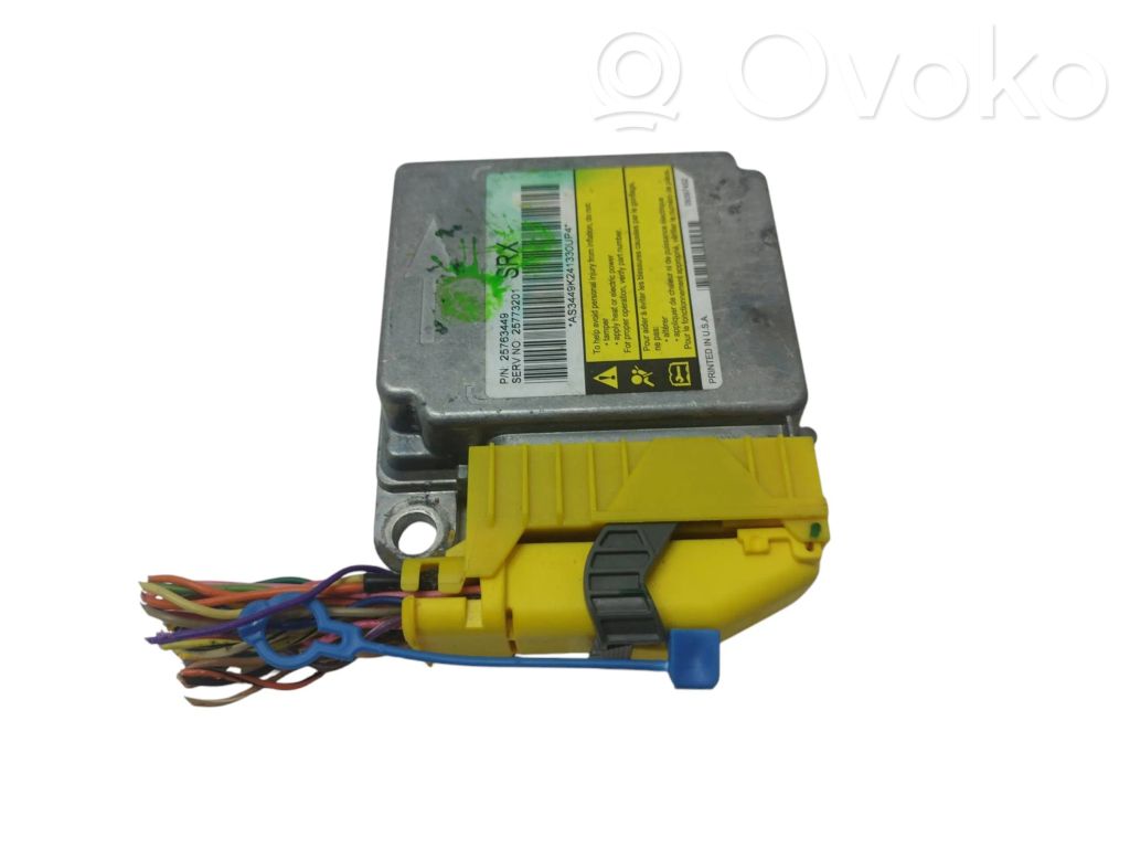 Airbag control unit/module   25763449,25773201,09397452