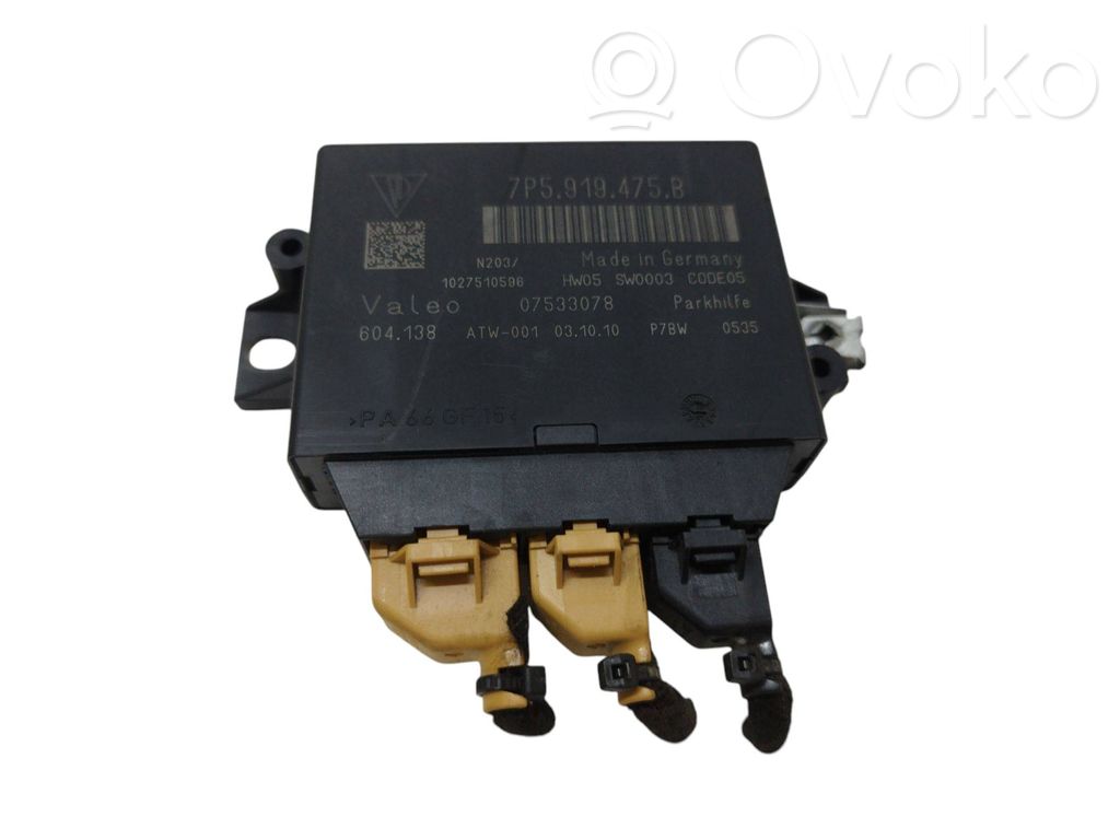 Parking PDC control unit/module   7P5919475B,07533078