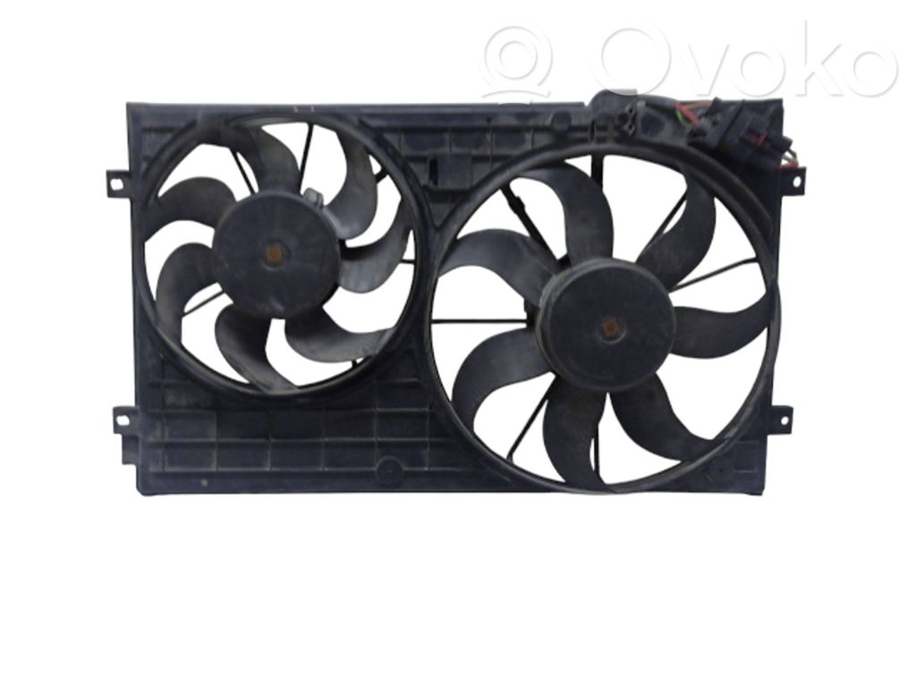 Skoda Octavia Mk2 (1Z) Ventilatore di raffreddamento elettrico del radiatore