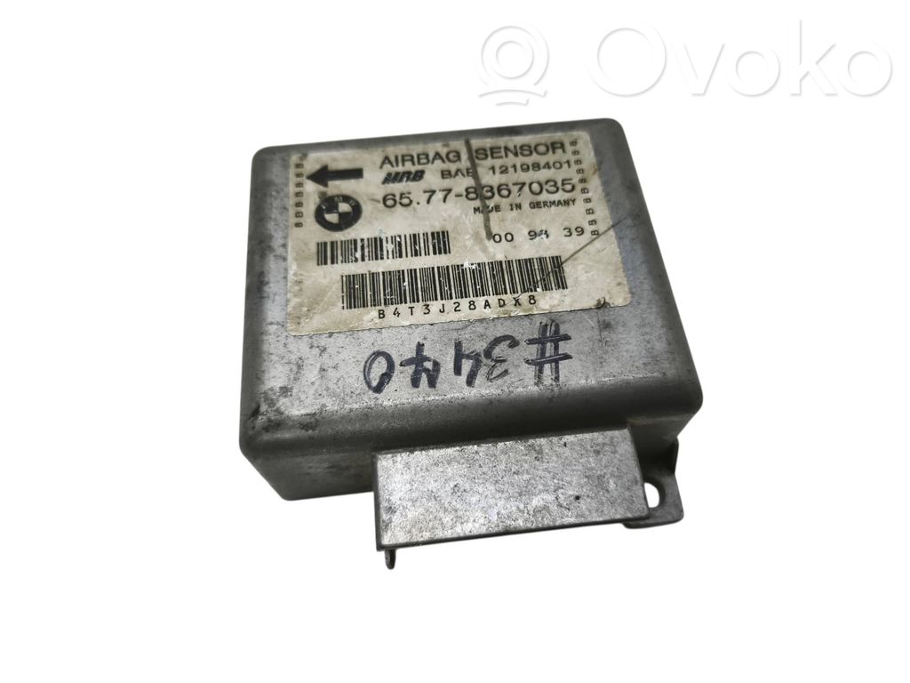 Airbag control unit/module   8367035,12198401
