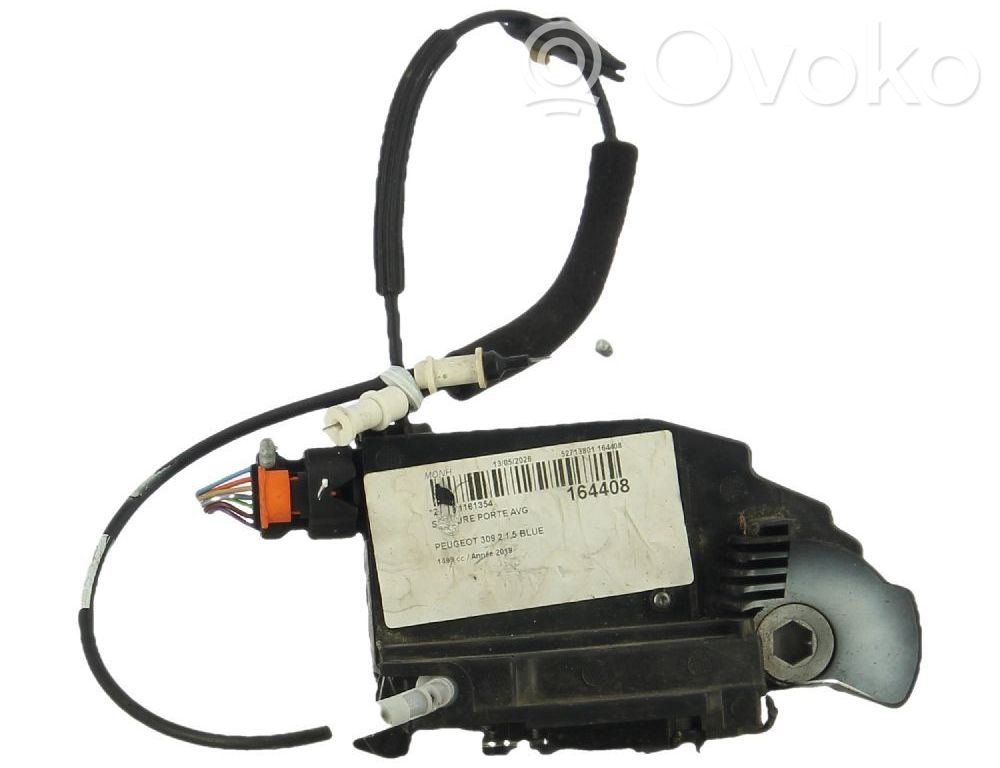 Peugeot 308 Zamek drzwi przednich 