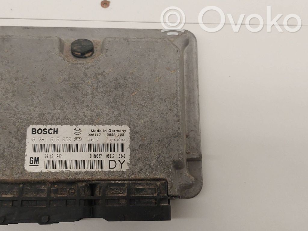 Engine control unit/module   09181243,28SA4109,0281010050