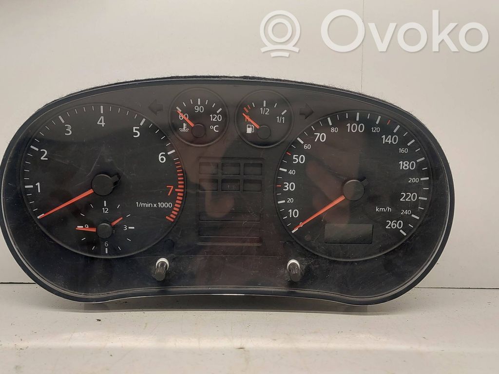 Audi A3 S3 8L Geschwindigkeitsmesser Cockpit 