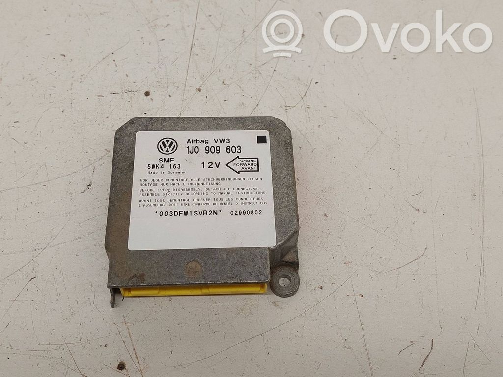 Airbag control unit/module   1J0909603,02990802,5WK4163
