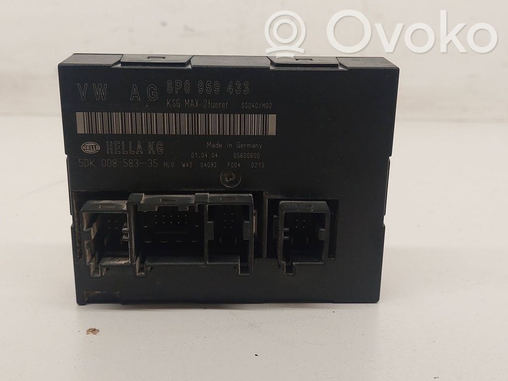 Mukavuusmoduuli   8P0959433,5DK00858335